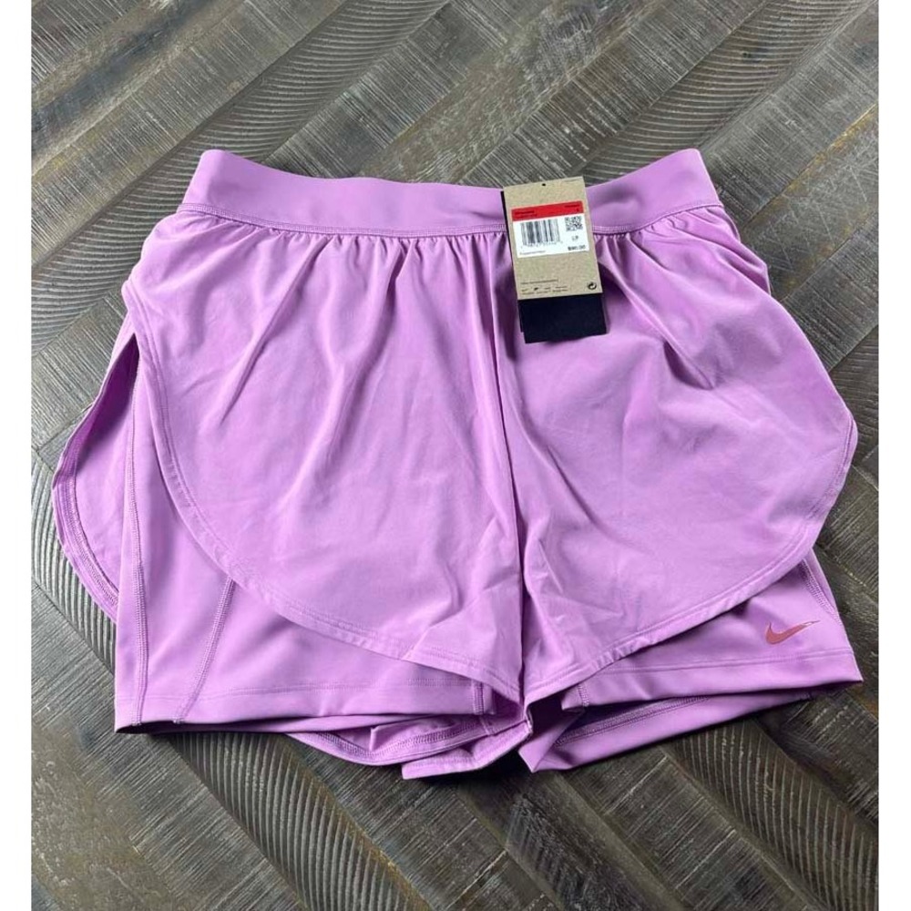 Nike Universa Dri-FIT 2-in-1 Training Shorts Purple HJ2261-503 Womens Large NWT